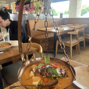 Thai Favorite Cuisine - Duck Pineapple Curry $24.99 - Thai Near Me - Tustin, California