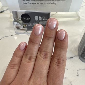 Ranch Nails Spa - Dip with chrome finish - Nail Salons Near Me - Ontario, California