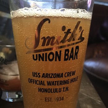 Smith's Union Bar - 12-7-2020 - the only day of the year I allow myself to drink out of my Smiths Union Bar glass.  Here's to... them! - Dive Bars Near Me - Honolulu, Hawaii
