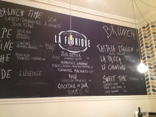 Menu photo 4 La Fabrique Chatelain Ixelles, BRU