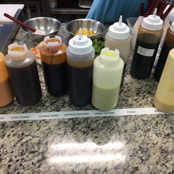 Pokey - Sauce station (they handle) - Poke Near Me - Norfolk, Virginia