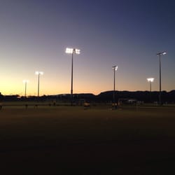 Pecos Community Center - Nice night for soccer.