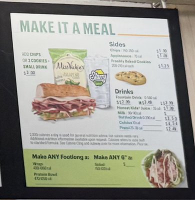 Menu photo 3 Subway Kailua, HI Menu photo 3 Subway Kailua, HI