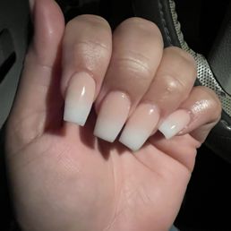 Full set powder ombré