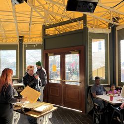 Bistro Du Jour - Nice seating overlooking The Wharf.