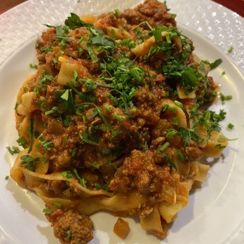Pasta Fresca - Fettuccini Bolognese - Italian Near Me - San Jose, California Pasta Fresca - Fettuccini Bolognese - Italian Near Me - San Jose, California