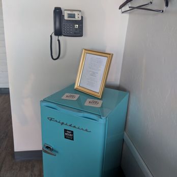 Hotel McCoy - Fridge in Queen room 320 - Hotels Near Me - Tucson, Arizona