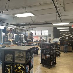 Shit if half the inside retail space. Male section.