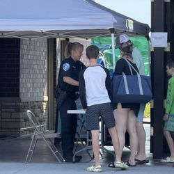 Police onsite to search your bag and take your toddlers snacks