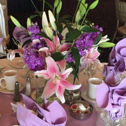Bethany Florist And Gift Shop - Wedding Center piece at a Summer wedding at Anthony's Ocean View