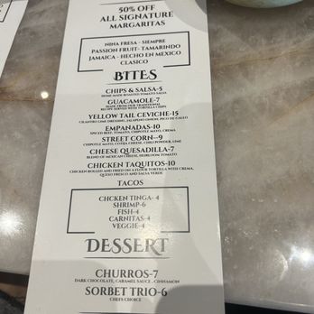 Siempre J.B. - HH menu - Mexican Near Me - Las Vegas, Nevada
