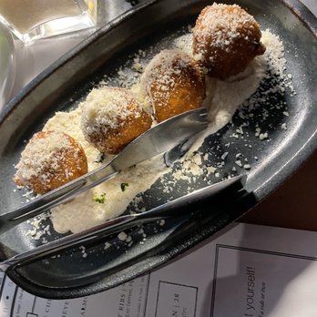 Flour - Eggplant Meatballs - Italian Near Me - Moreland Hills, Ohio Flour - Eggplant Meatballs - Italian Near Me - Moreland Hills, Ohio