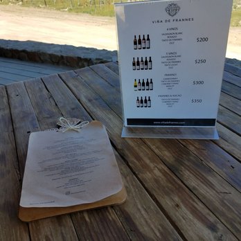 Viña de Frannes - Menu - Wineries Near Me - Ensenada, BCN Viña de Frannes - Menu - Wineries Near Me - Ensenada, BCN