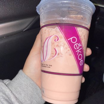 Pekoe - Pretty in Pink (with no toppings) - Bubble Tea Near Me - Sunnyvale, California Pekoe - Pretty in Pink (with no toppings) - Bubble Tea Near Me - Sunnyvale, California