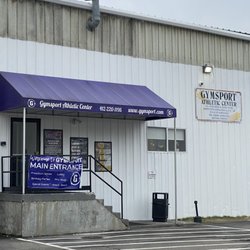 Gymsport Athletic Center - Careful not to get cut on the sharp edges of the broken front door!