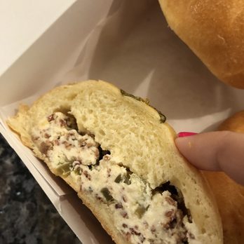 Karma Kolache & Dessert - The inside of the jalapeño popper. So good!! Sweet spicy and salty. - Bakeries Near Me - Spring, Texas Karma Kolache & Dessert - The inside of the jalapeño popper. So good!! Sweet spicy and salty. - Bakeries Near Me - Spring, Texas