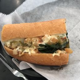 Vegetable Sandwich. Ordered with provolone but its clearly American