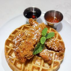 Spelling chicken waffles