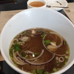 Viet Kong - This is T1, the pho, BEFORE I even started eating. It looks like it's half done. The portions are way too small.