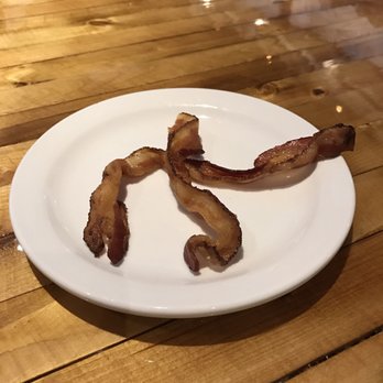Fahrenheit 132 - Their $3 side of bacon consists of 2 flimsy and soggy strips. Just don't do it. - Steakhouses Near Me - Fredericksburg, Virginia Fahrenheit 132 - Their $3 side of bacon consists of 2 flimsy and soggy strips. Just don't do it. - Steakhouses Near Me - Fredericksburg, Virginia