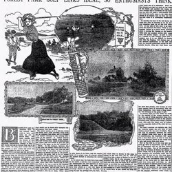 Forest Park Golf Course - Review of course from the 1901 Brooklyn Eagle