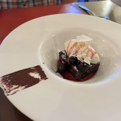 O' Neills Bistro - Cherry & chocolate torte.