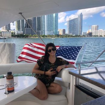 Starlux Yachts - Enjoying the view and my ginger kombucha - Boat Charters Near Me - Miami Beach, Florida Starlux Yachts - Enjoying the view and my ginger kombucha - Boat Charters Near Me - Miami Beach, Florida
