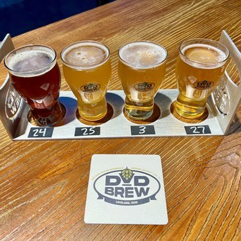DVD Brew - A few of the beers we sampled at DVD Brew in Loveland, OH - Breweries Near Me - Loveland, Ohio