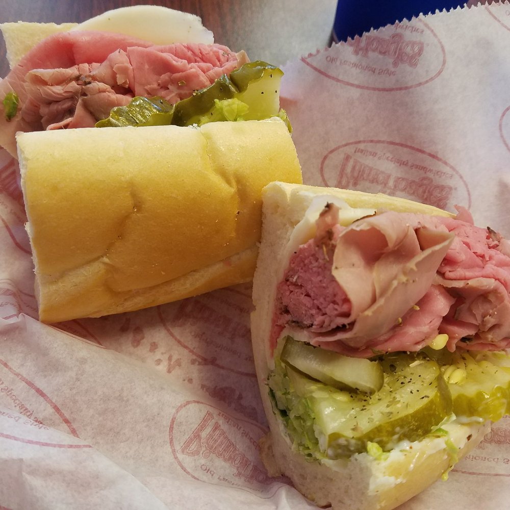 Roast beef and cheese hoagie Roast beef and cheese hoagie