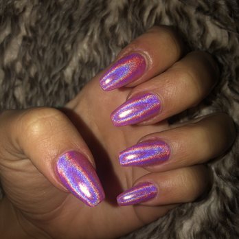 A+ Nail & Spa - Holographic Pink! - Nail Salons Near Me - Dana Point, California A+ Nail & Spa - Holographic Pink! - Nail Salons Near Me - Dana Point, California
