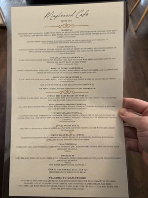 Menu photo 2 Maplewood Coffee & Tea Portland, OR