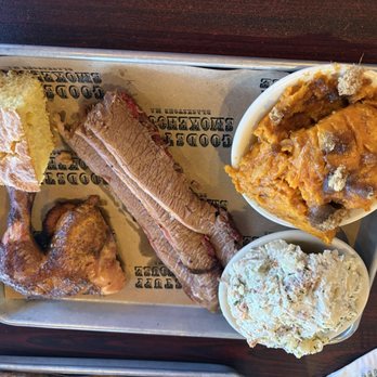 Goodstuff Smokehouse - Brisket, chicken, sweet potato, potato salad, and cornbread - Barbeque Near Me - Blackstone, Massachusetts