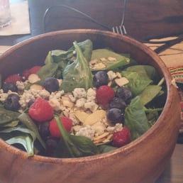 Spinach + Berries Salad