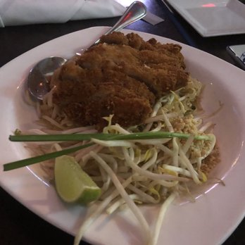 Laughing Monk Cafe - Crispy chicken pad thai - Sushi Bars Near Me - Boston, Massachusetts Laughing Monk Cafe - Crispy chicken pad thai - Sushi Bars Near Me - Boston, Massachusetts