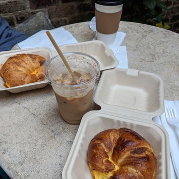Fourth Wall - Iced Latte and breakfast croissant - Coffee & Tea Near Me - New Orleans, Louisiana Fourth Wall - Iced Latte and breakfast croissant - Coffee & Tea Near Me - New Orleans, Louisiana