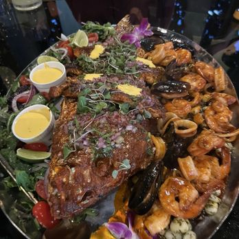 El Dorado - Whole fish plus so many other additions. Delicious and beautiful! presentation - Peruvian Near Me - San Francisco, California El Dorado - Whole fish plus so many other additions. Delicious and beautiful! presentation - Peruvian Near Me - San Francisco, California