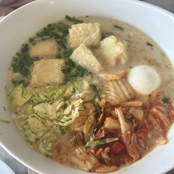 The Table at Crate - Tofu ramen w shoyu base is very good! Has kimchi - New American Near Me - Oak Brook, Illinois The Table at Crate - Tofu ramen w shoyu base is very good! Has kimchi - New American Near Me - Oak Brook, Illinois