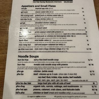 Viet Noms - menu - Vietnamese Near Me - Livermore, California Viet Noms - menu - Vietnamese Near Me - Livermore, California