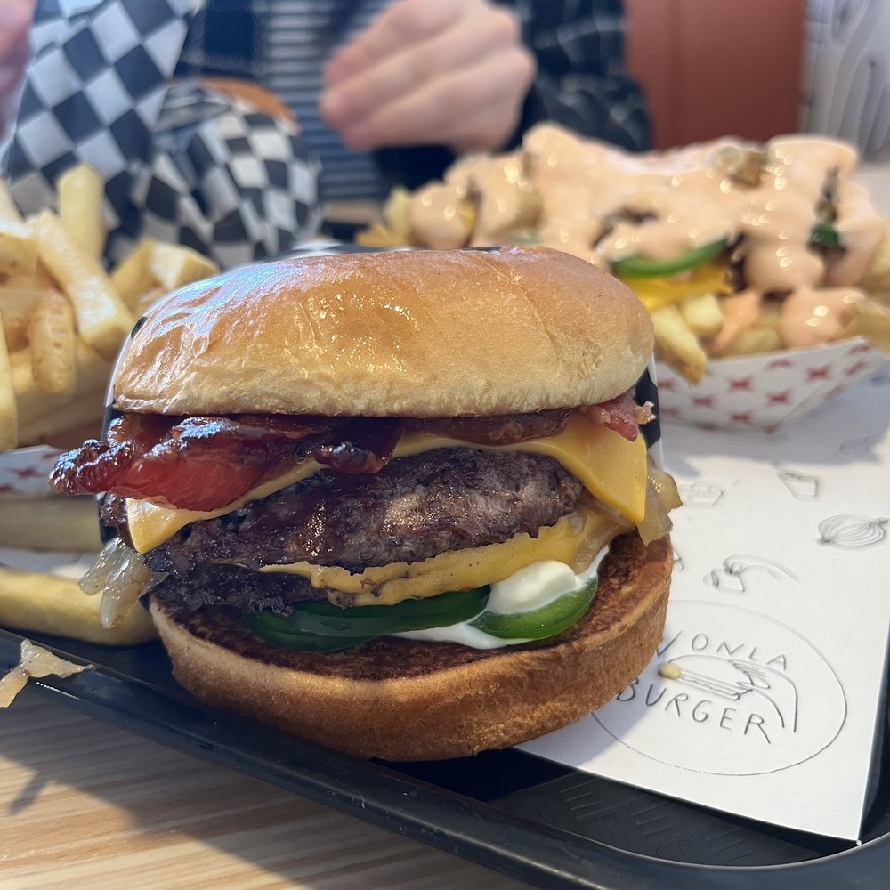 Nonla Burger - Burnin' Burger special) - Burgers Near Me - Grand Rapids, Michigan Nonla Burger - Burnin' Burger special) - Burgers Near Me - Grand Rapids, Michigan