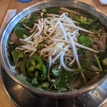Pho Lucky - Pho with flank steak and all the fixings added - Vietnamese Near Me - San Diego, California Pho Lucky - Pho with flank steak and all the fixings added - Vietnamese Near Me - San Diego, California