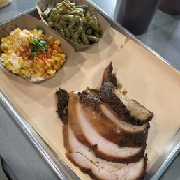 Turkey. Street corn and green beans Turkey. Street corn and green beans