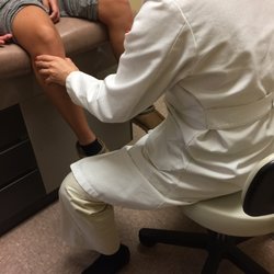 Ruby Kim, MD - Premier Spine & Sports Medicine - Examining the Knee.