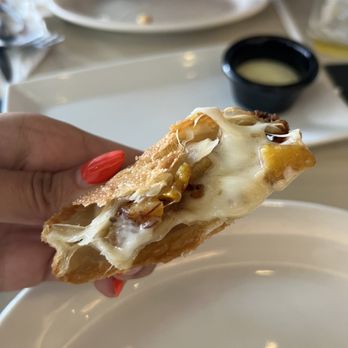 Tozton - Pastelito de Maduro con Queso (~$4) - inside - Peruvian Near Me - Astoria, New York Tozton - Pastelito de Maduro con Queso (~$4) - inside - Peruvian Near Me - Astoria, New York