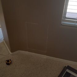 The Handyman Next Door - Dog door before