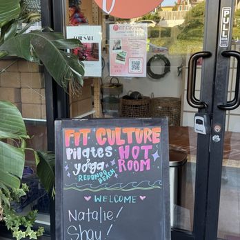 Fit Culture Pilates - Welcome sign - Pilates Near Me - Redondo Beach, California Fit Culture Pilates - Welcome sign - Pilates Near Me - Redondo Beach, California
