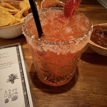 Caló Kitchen + Tequila - El Segundo - Strawberry margarita - Mexican Near Me - El Segundo, California
