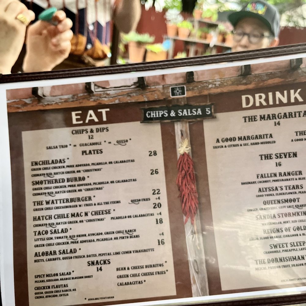 Santa Fe BK - Compact menu but definitely enough choices. - New Mexican Cuisine Near Me - Brooklyn, New York Santa Fe BK - Compact menu but definitely enough choices. - New Mexican Cuisine Near Me - Brooklyn, New York