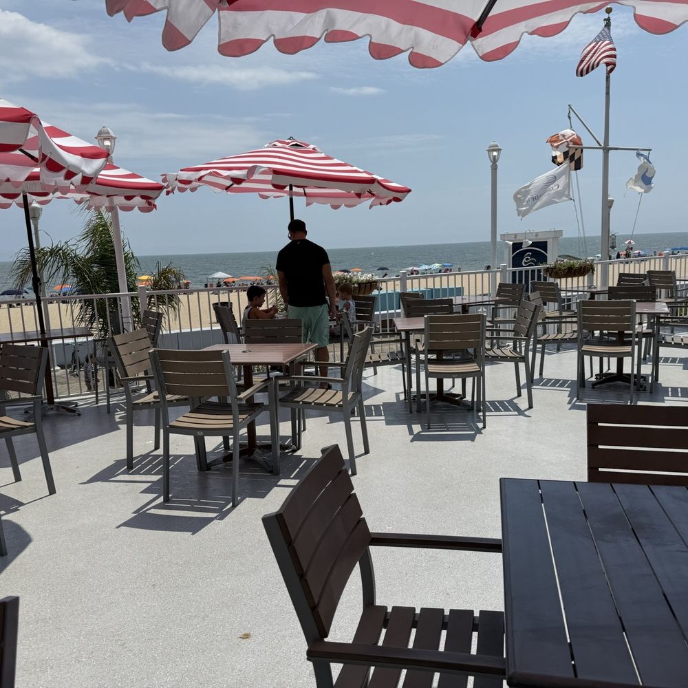 Outside seating Outside seating