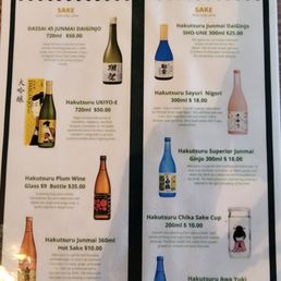 Sumran Thai and Sushi - Drink Menu page 2 Sumran Thai and Sushi - Drink Menu page 2