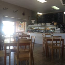 Annies Cafe - Inside dining area and savoury cabinet
